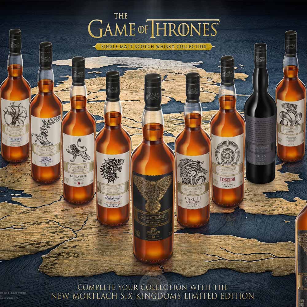 Game Of Thrones Complete 9 Bottle Collection Whisky Set