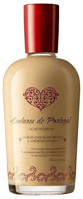 Licor Cantares De Portugal Chocolate Branco E Amêndoa Amarga