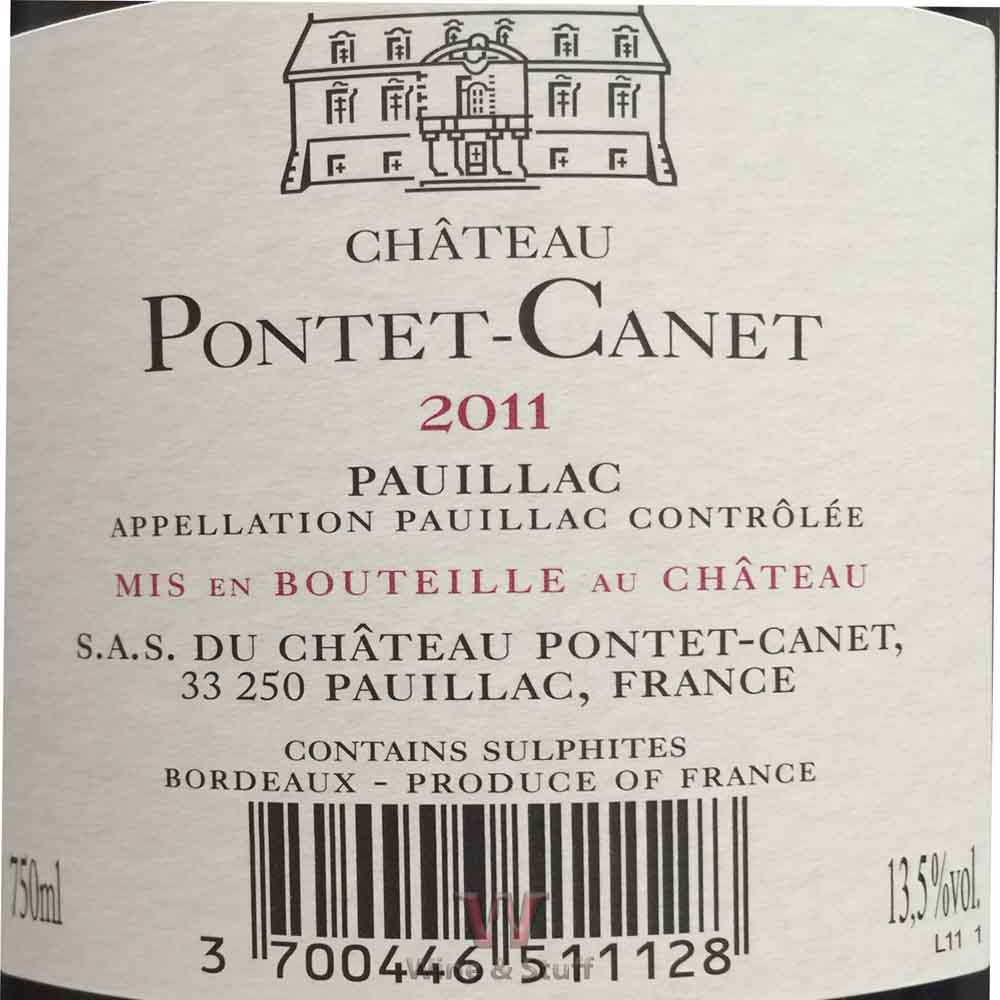 Château Pontet Canet 2011 Tinto