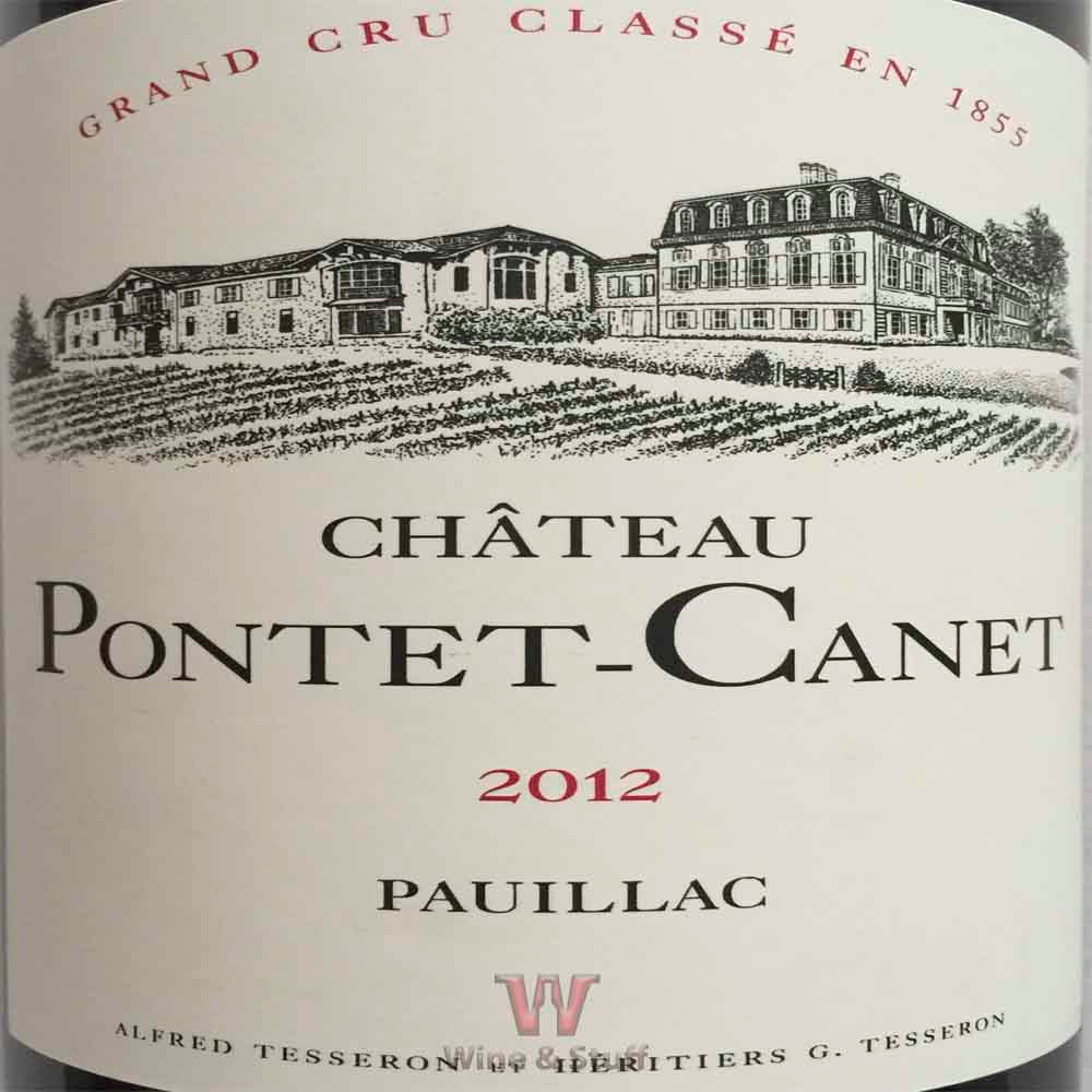 Château Pontet Canet 2012 Rouge