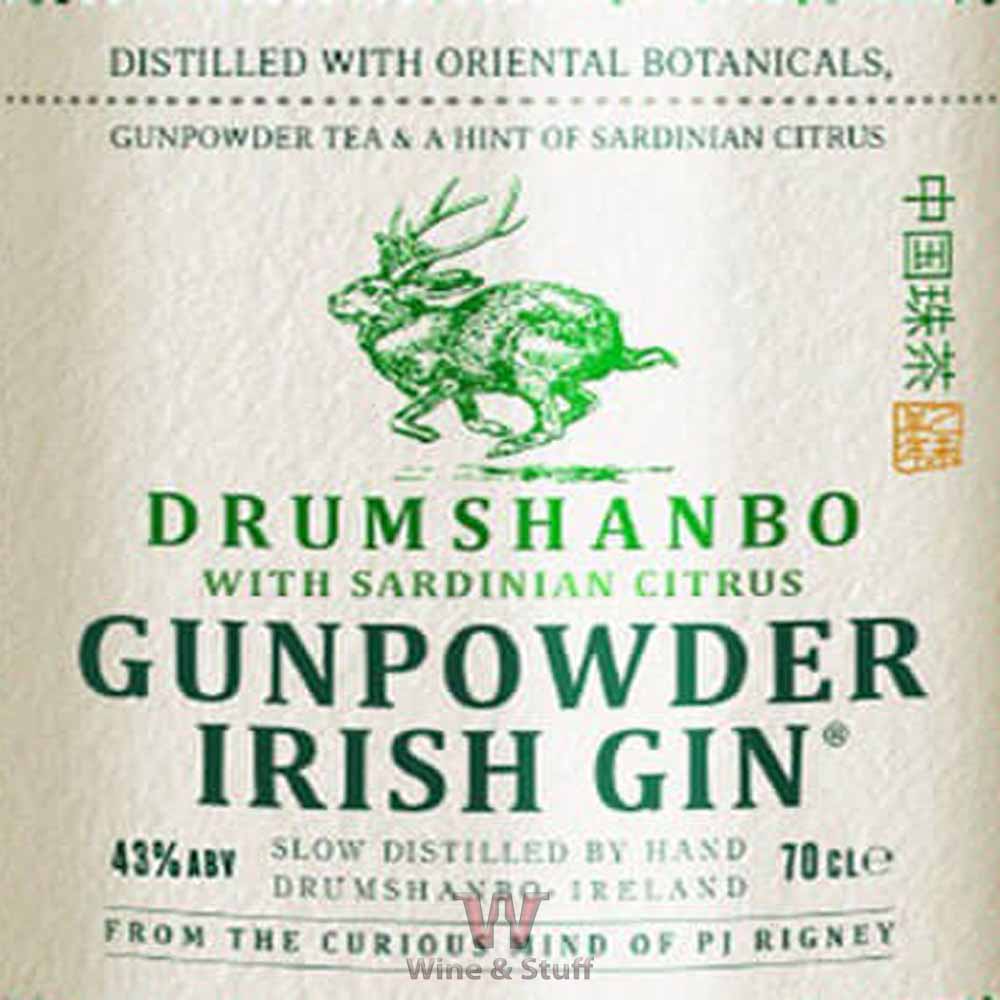 Ginebra Drumshanbo Gunpowder Cítricos Sardos