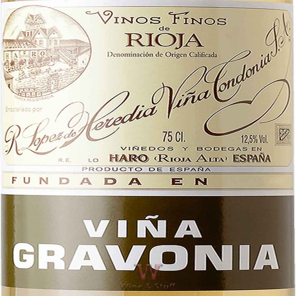 Viña Gravonia Bodegas R. López de Heredia Rioja 2014 Branco