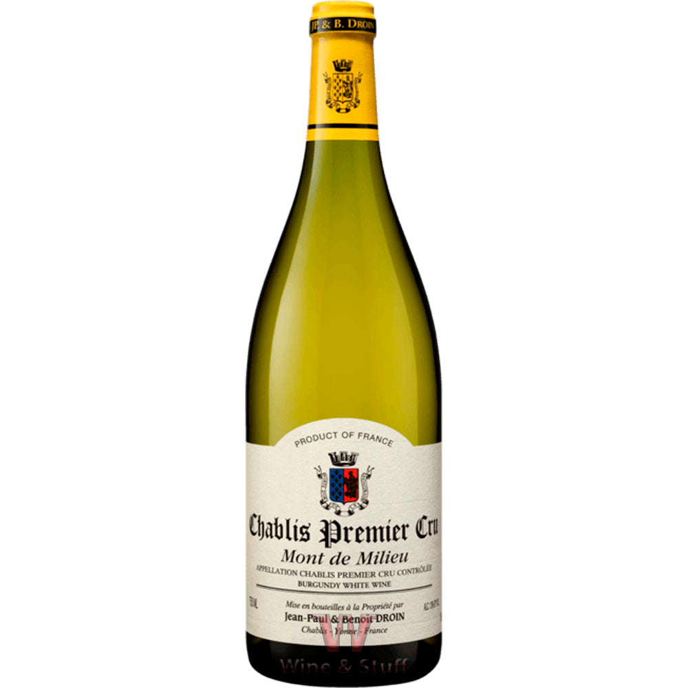 Jean-Paul & Benoit Droin Chablis Mont de Milieu 2018 Branco