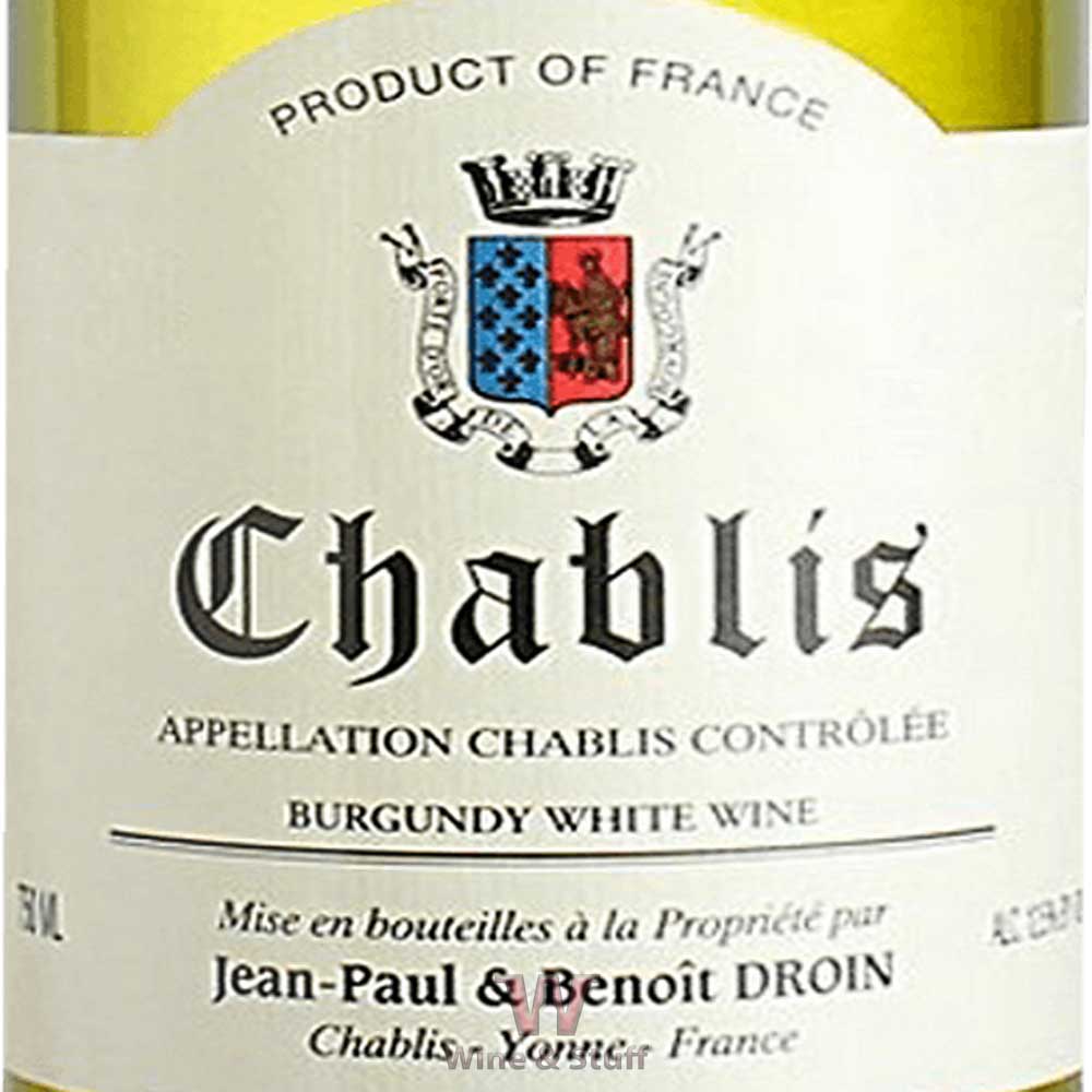 Jean-Paul & Benoit Droin Chablis 2018 Branco