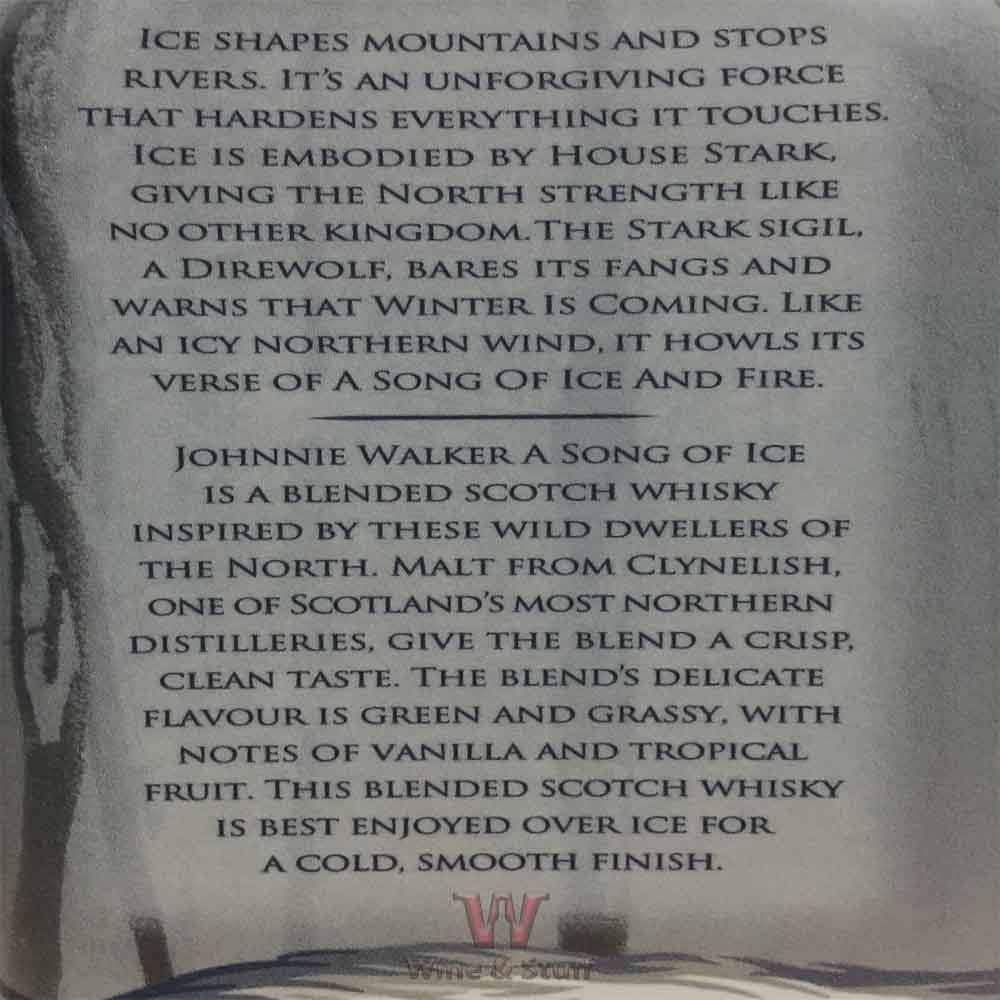 Johnnie Walker Song Of Ice Game Of Thrones