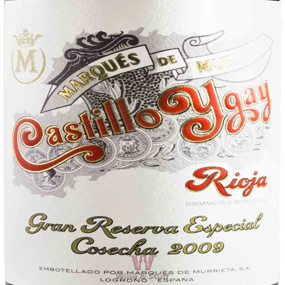 Castillo Ygay Gran Reserva Especial Marqués Murrieta 2009 Tinto