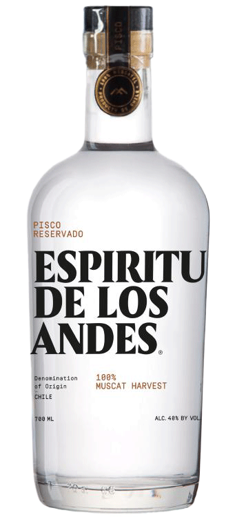 Aguardente Pisco Espiritu De Los Andes