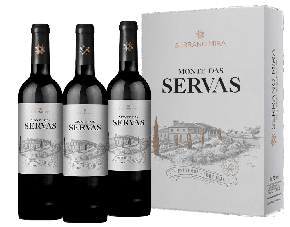 Conjunto Monte Servas Escolha Tinto 3 Garrafas 2021