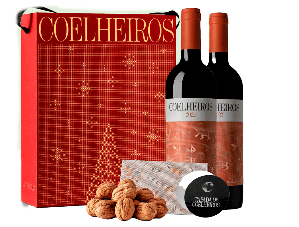 Conjunto Coelheiros Tinto (2garrafas) Com Nozes