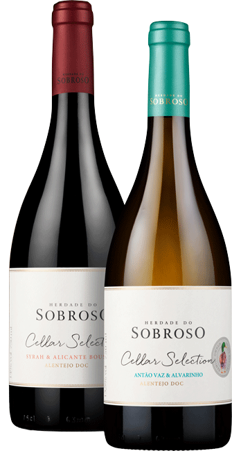 
                  
                    Conjunto Herdade Sobroso Cellar Selection Tinto & Branco
                  
                