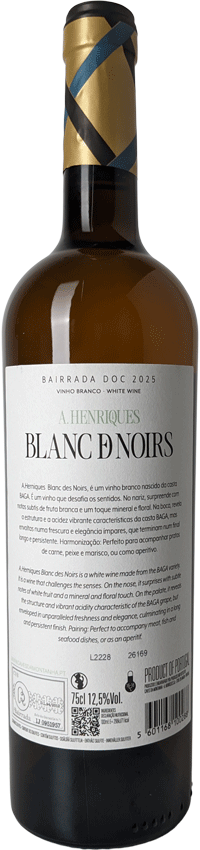 
                  
                    A.henriques Blanc De Noir Branco
                  
                