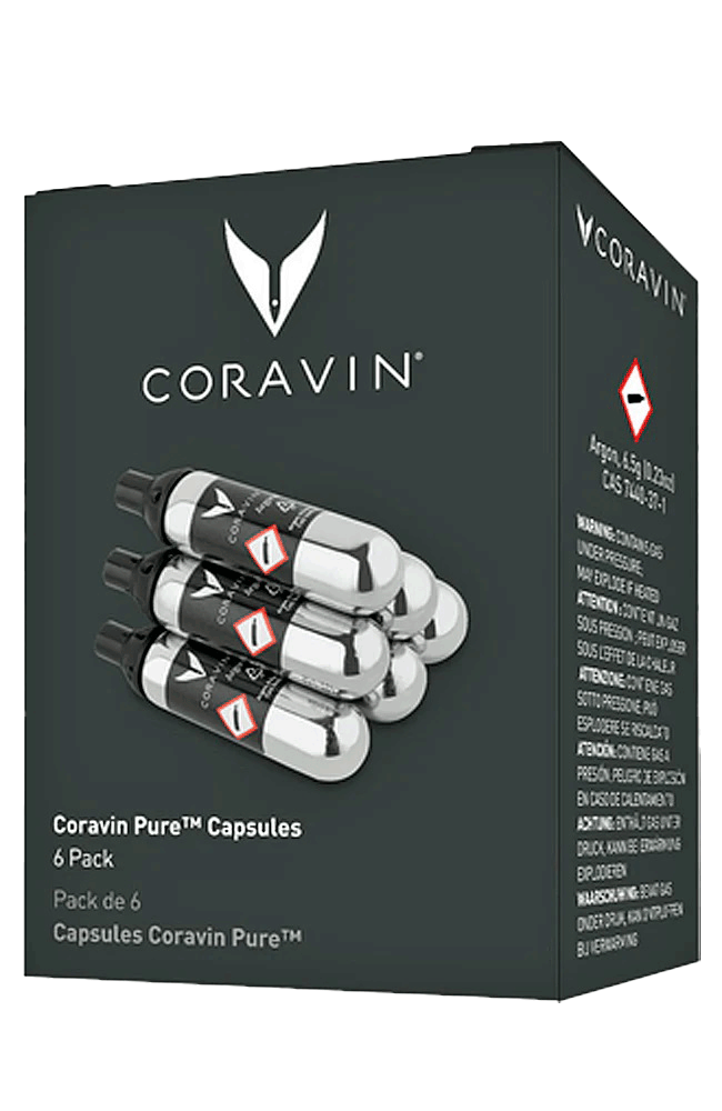 
                  
                    Coravin Pure Argon Capsules (6 Pack)
                  
                