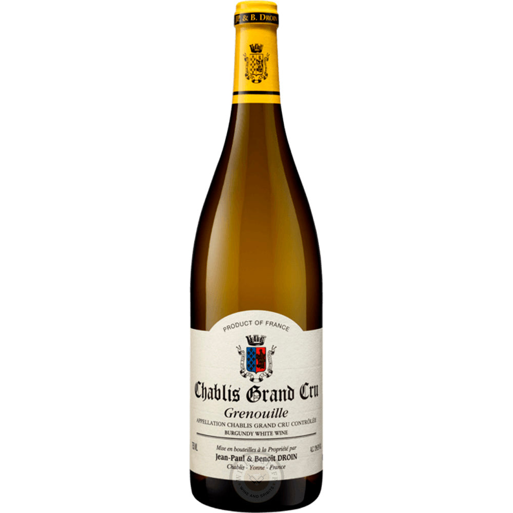 Jean-Paul & Benoit Droin Chablis Grand Cru Les Grenouilles 2019 Branco