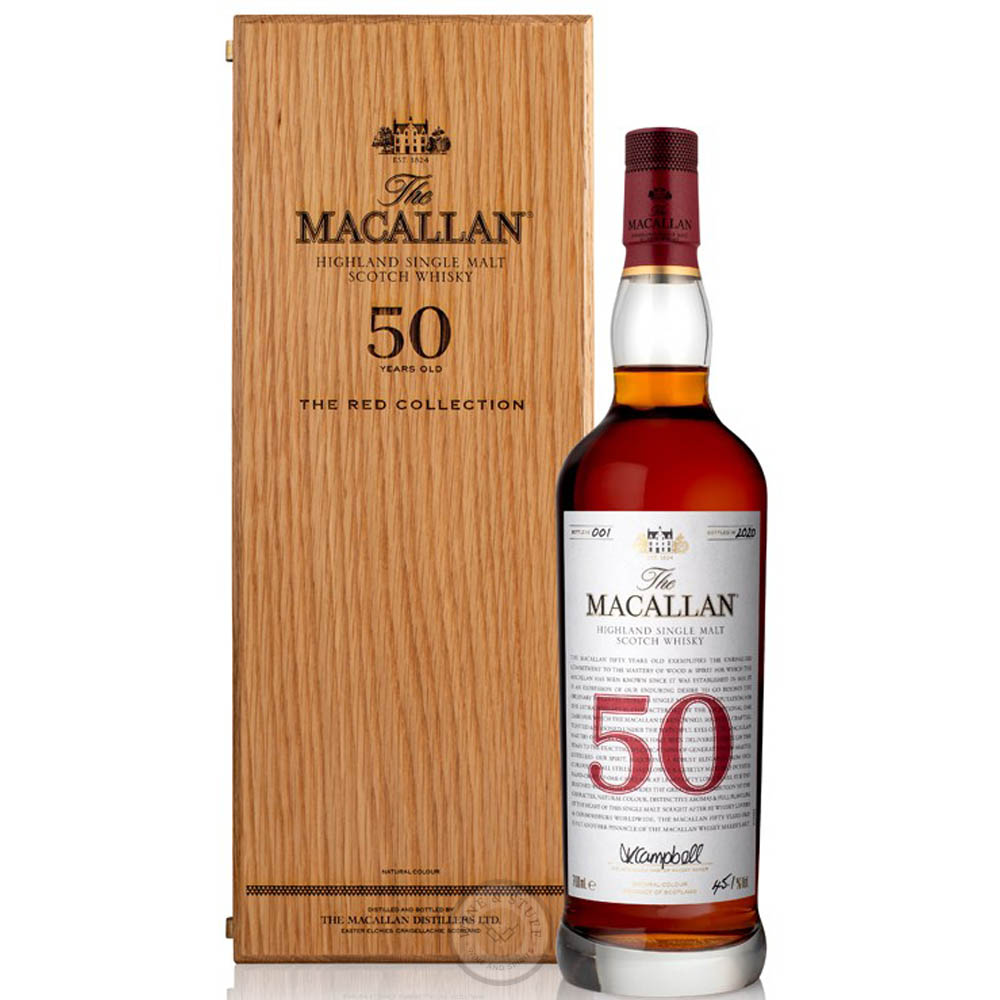 The Macallan 'The Red Collection' 50 Year Old Single Malt