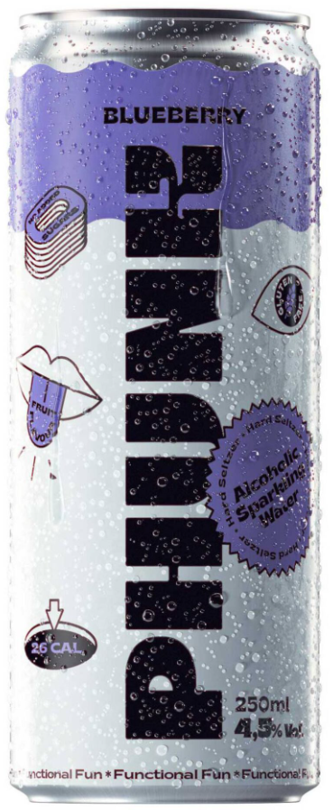 Phunk Hardseltzer Blueberry