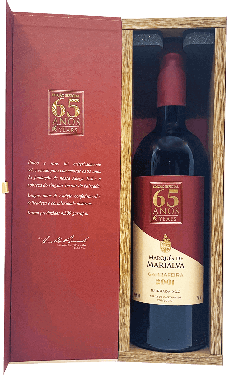 
                  
                    Marquês De Marialva 65 Anos Garrafeira Tinto 2001
                  
                