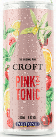 Croft Tonic & Porto Rose 0,25l (canette)