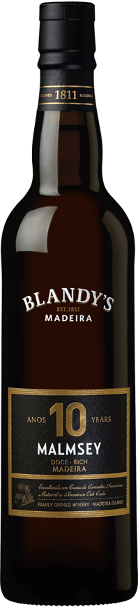 Blandy's 10 años rico Malmsey