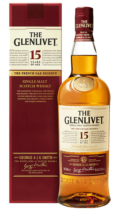 Whisky The Glenlivet 15 Años