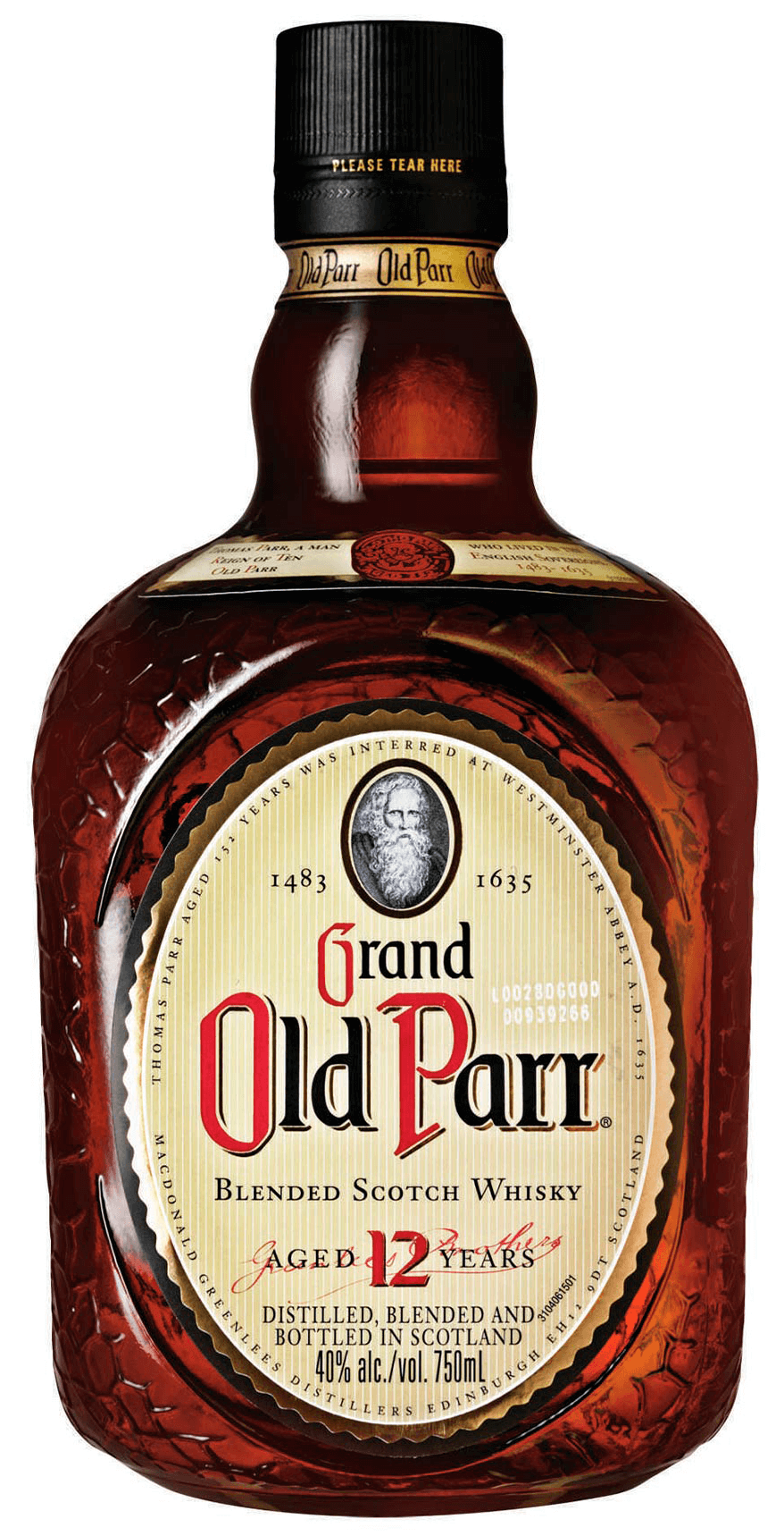 Whisky Grand Old Parr 12 Ans