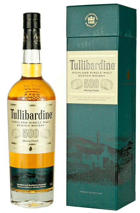 Whiskey Tullibardine Malt 500