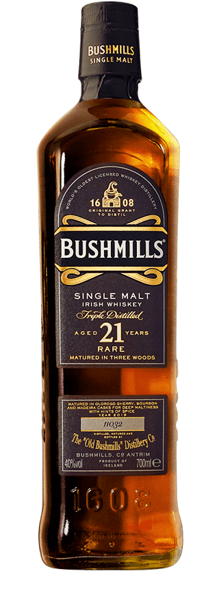 
                  
                    Bushmills Whiskey 21 Years
                  
                