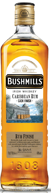 Whisky Bushmills Rhum des Caraïbes Finition en fût