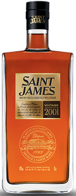 Rum Saint James Vintage 2001