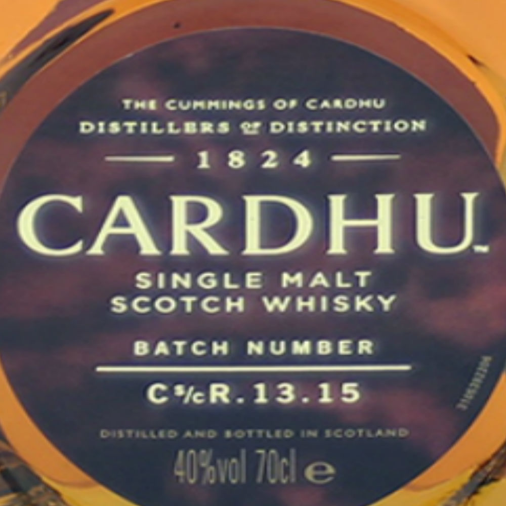 
                  
                    Cardhu Special Cask reserve
                  
                