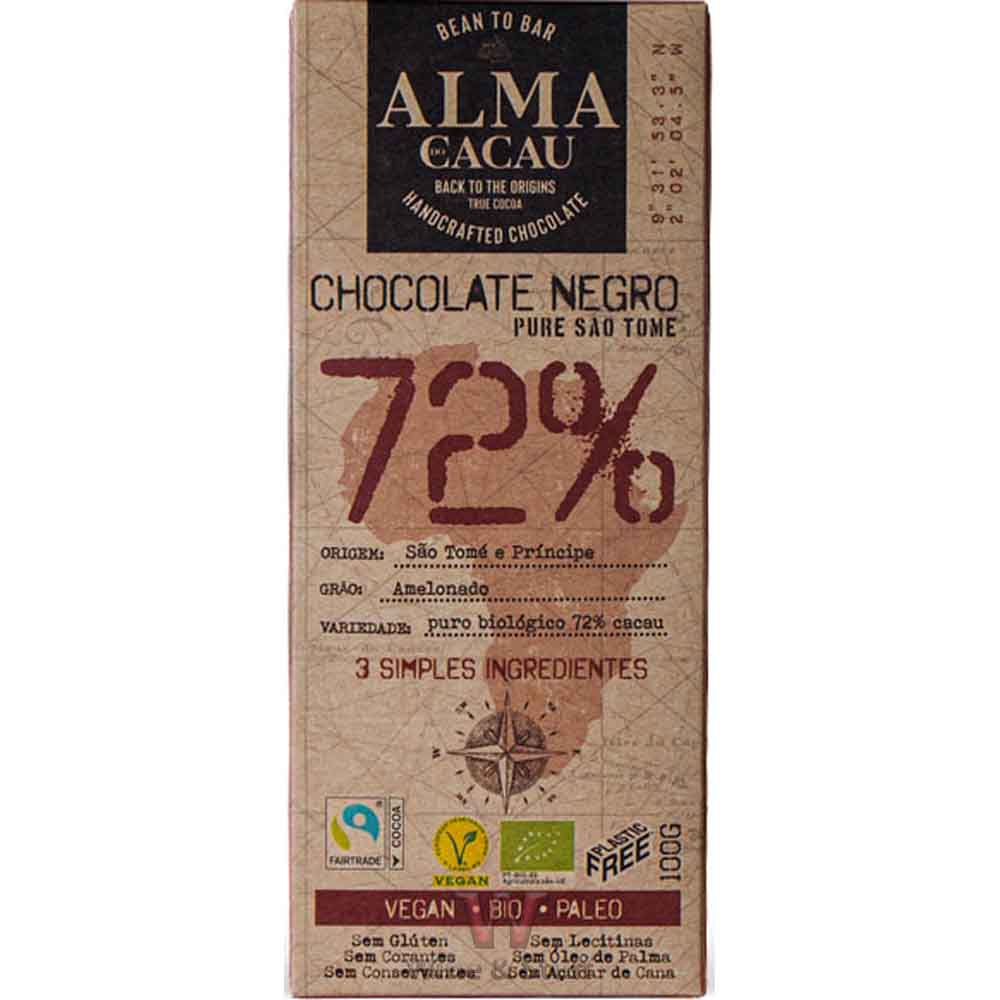 Chocolate Orígenes 72% Cacao