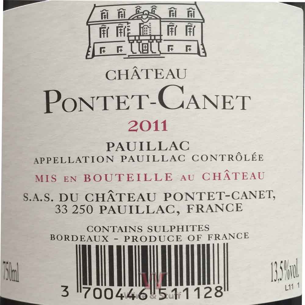 
                  
                    Château Pontet Canet 2011 Red
                  
                