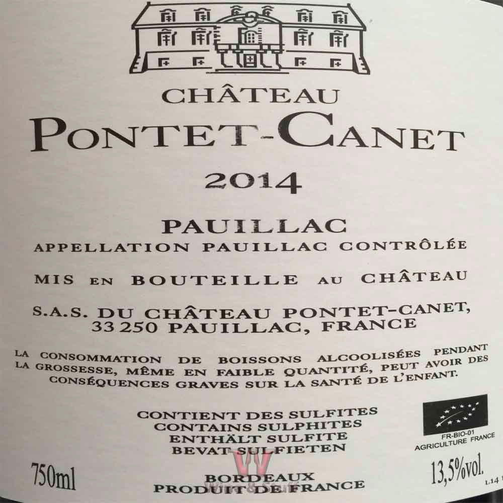 
                  
                    Château Pontet Canet 2014 Rot
                  
                