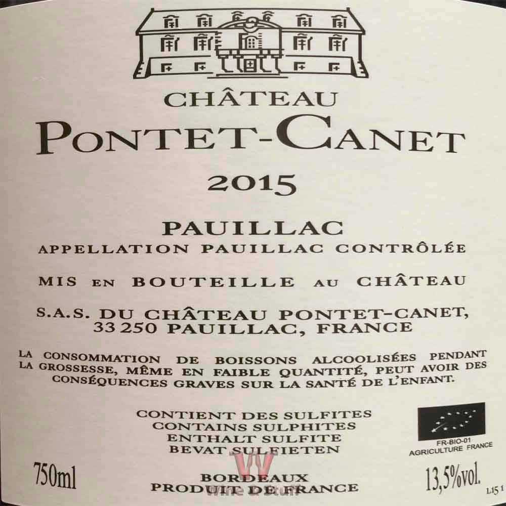 
                  
                    Château Pontet Canet 2015 Red
                  
                