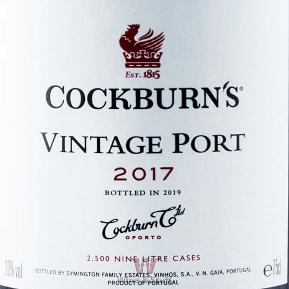 
                  
                    Cockburn's Vintage Port Wine 2017
                  
                