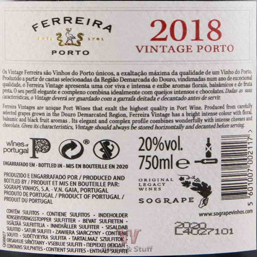 
                  
                    Ferreira Vintage 2018 Oporto
                  
                