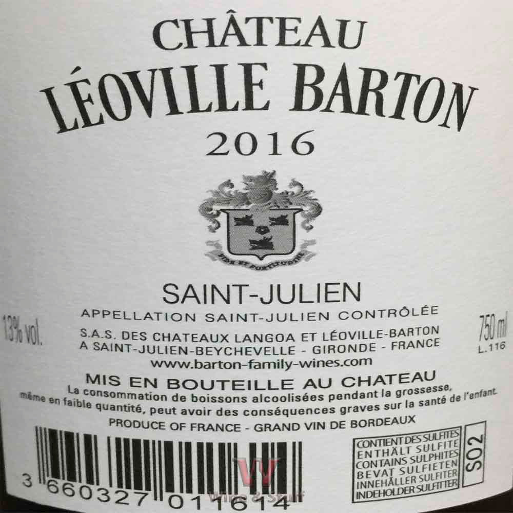 
                  
                    Chateau Leoville Barton 2016 Red
                  
                