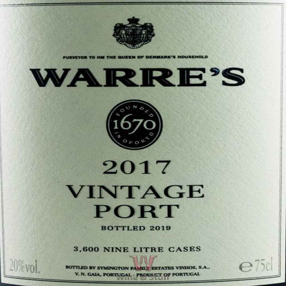
                  
                    Warre's Vintage Port Wine 2017
                  
                